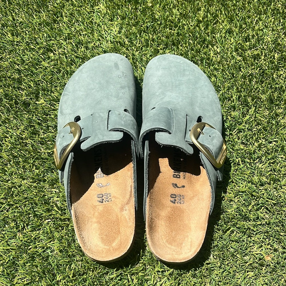BIRKENSTOCK BIG BUCKLE Boston Clogs! - Picture 4 of 10